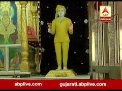 અમદાવાદ: સ્વામિનારાયણ કુમકુમ મંદિરમાં ભગવાન સ્વામિનારાયણને ચંદનના વાઘાનો શણગાર, જુઓ વીડિયો