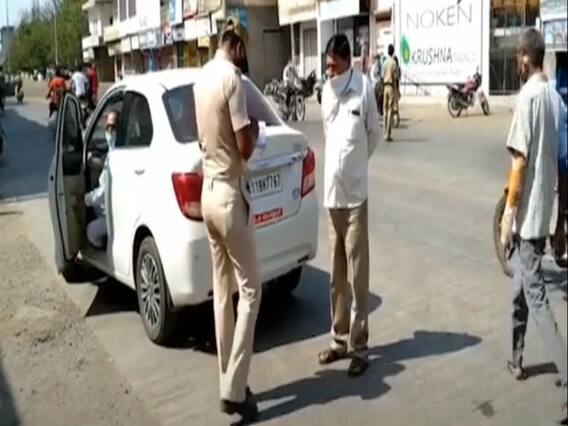 જૂનાગઢઃ પૂર્વ ધારાસભ્ય સામંતભાઇ રાઠોડને આપી દંડની પહોંચ, જુઓ વીડિયો