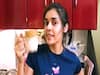 Actress Eisha Singh tries to make Dalgona coffee