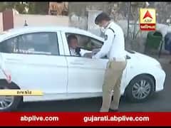 રાજકોટ લોકડાઉનઃ ત્રિકોણબાગ પાસે પોલીસે હાથ ધર્યું સઘન ચેકિંગ, જુઓ ગ્રાઉન્ડ રિપોર્ટ