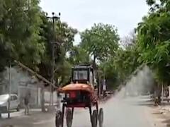 કોરોના સામે લડવા માટે નવતર પ્રયોગ, સેનેટાઇઝ માટે રાજકોટમાં વિકસાવાયું મશિન, જુઓ વીડિયો