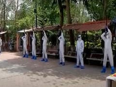 कोरोना: इंदौर में शासकीय सम्मान के साथ TI देवेंद्र चंद्रवंशी को दी गई अंतिम विदाई