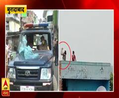 मुरादाबाद में स्वास्थ्यकर्मियों पर पथराव, इलाके में तनाव के बाद भारी फोर्स तैनात | ABP Ganga