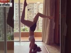Karishma Tanna injures herself while doing yoga