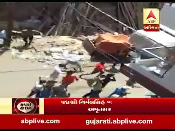 ઈંદોરમાં કોરોનાની તપાસ માટે ગયેલા મેડિકલ સ્ટાફ પર લોકોએ કર્યો પથ્થરમારો, ચારની ધરપકડ