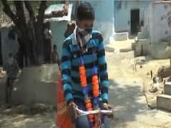 Lockdown: Groom rides a cycle for 90 km to bring bride home