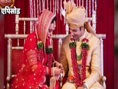Sharad Malhotra and Ripci Bhatia's first marriage anniversary