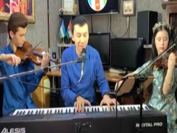 Uzbekistan family croons Bollywood songs to spread positivity during ongoing lockdown