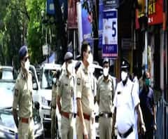 লকডাউন কার্যকর করতে চিৎপুরে পুলিশি টহল