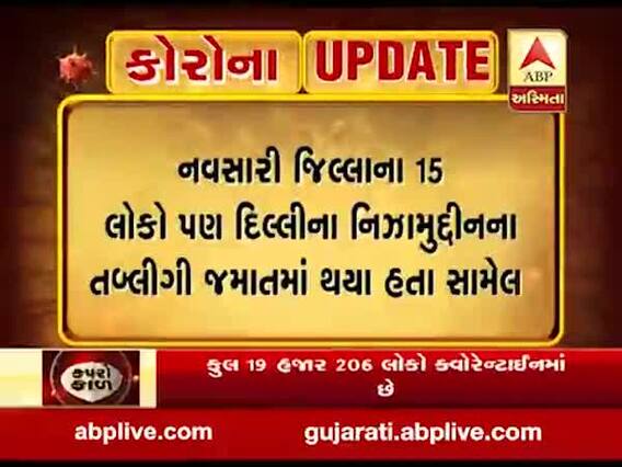 દિલ્લી તબ્લીગી જમાતમાં ગયેલા નવસારીના 15 લોકોને ક્વોરોન્ટાઇનમાં મોકલાયા, જુઓ વીડિયો