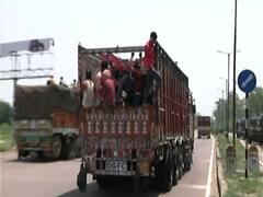 Ground Report: महाराष्ट्र से ट्रकों में भर-भरकर यूपी आ रहे प्रवासी मजदूर