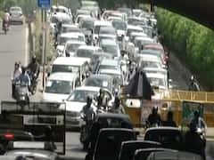 Lockdown 3.0: Delhi के कनॉट प्लेस पर लगा जाम