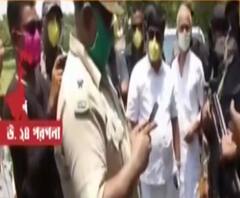 আমডাঙায় খুনের ঘটনায় অর্জুন সিংহকে ঘটনাস্থলে যেতে বাধা পুলিশের