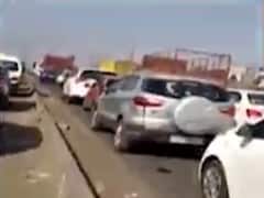 અમદાવાદ સરખેજ-બાવળા હાઇવે પર સર્જાયા ટ્રાફિકજામના દ્રશ્યો, જુઓ વીડિયો