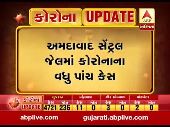 અમદાવાદ સેન્ટ્રલ જેલમાં કોરોનાના વધુ પાંચ કેસ, જુઓ વીડિયો 
