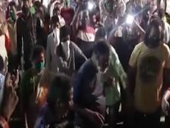 Supporters celebrate Congress leader's recovery from Covid-19, social distancing forgotten