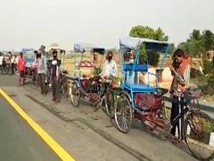 Lockdown में पलायन को मजबूर प्रवासी मजदूर, सरकार के आदेश के बाद बढ़ा कंफ्यूजन 