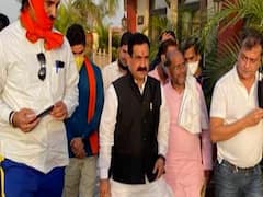 Narottam Mishra flouts lockdown rules; witnessed without mask