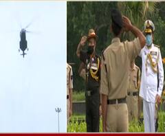 IAF Flypast | कोरोनाविरोधात लढणाऱ्या योद्ध्यांना तिन्ही सैन्य दलांकडून विशेष मानवंदना