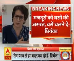 Ganga Dopahar: मजदूरों की बसों की जरूरत, बसों को चलने दें- प्रियंका गांधी | ABP Ganga