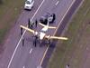 Airplane makes an emergency landing on highway near in Missouri