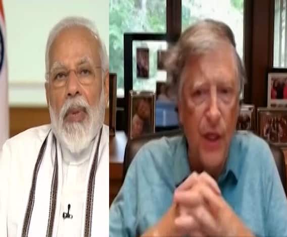 Narendra Modi-Bill Gates Interaction | कोरोना संकटाबाबत पंतप्रधान मोदी आणि बिल गेट्स यांच्यात चर्चा