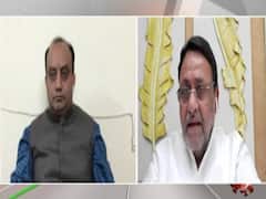 Heated argument b/w BJP's Trivedi, NCP's Malik & Rubika Liyaquat | e-Shikhar Sammelan