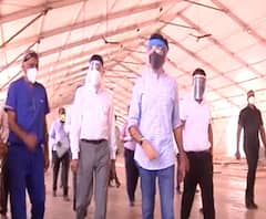 Aditya Thackeray | बीकेसीतील कोविड सेंटरची आदित्य ठाकरेंकडून पाहणी