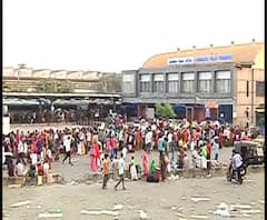 Lockdown 4.0 | गावी जाण्यासाठी मजुरांची मोठ्या प्रमाणात एलटीटी परिसरात गर्दी