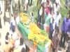 Ghazipur: Heavy crowd at martyr Ashwani Kumar's funeral 