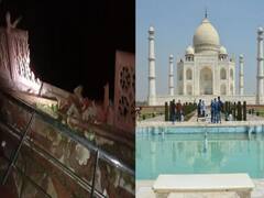 यूपी में आए तूफान ने ली 5 लोगों की जान, ताजमहल को भी पहुंचा नुकसान