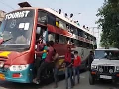 Ghaziabad: Social distancing neglected as migrants wait to head home