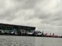 Unbelievable visuals of flooded Kolkata airport post Cyclone Amphan