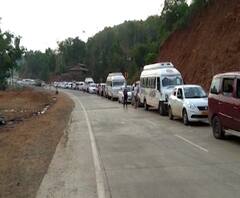 Sindhudurg | मुंबई-गोवा महामार्गावर खोरपाटण चेक पोस्टवर वाहनांच्या रांगा