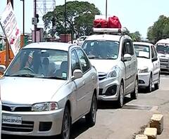 Kolhapur Corona | बंदी शिथिल केल्याने कोल्हापूरकडे पुन्हा वर्दळ वाढली, किणी टोलनाक्यावर गर्दी