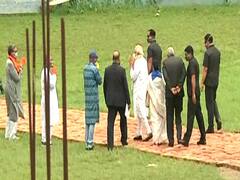 West Bengal: Visuals of PM Modi & CM Mamata from Basirhat 