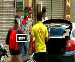 Thane Illegal Liqor Selling | ठाण्याच्या उथळसर परिसरात परवानगी नसताना पोलिसांच्या डोळ्यादेखत खुलेआम दारुविक्री, कोणतीही कारवाई नाही