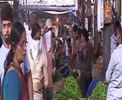 বাজারে ভিড় থেকে মদের দোকানে লম্বা লাইন, চতুর্থ দফার লকডাউনে নিয়মভঙ্গের ছবি