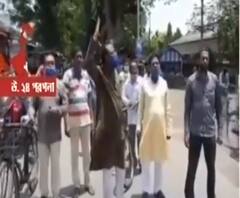 করোনা সংক্রমণ ছড়ানোর আশঙ্কায় পেট্রাপোলে শ্রমিক বিক্ষোভ