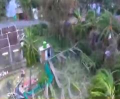 নামখানায় ক্ষতির পরিমাণ বুঝতে ড্রোনের সাহায্য নিচ্ছে প্রশাসন