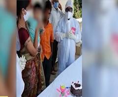 Solapur Birthday Celebration | सोलापूरमध्ये कोरोनाबाधित चिमुरड्यांचा वाढदिवस साजरा, रुग्णांचं मनोबल वाढवण्यासाठी डॉक्टरांचं पाऊल