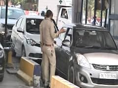 Heavy traffic jam on DND flyover on first day of lockdown 4.0