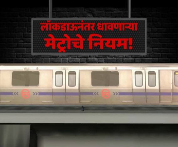 Mumbai Metro | मुंबई मेट्रोमध्ये सोशल डिस्टन्सिंगची तयारी सुरू; अधिकृत ट्विटवर फोटो शेअर | ABP Majha