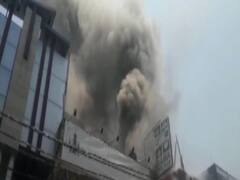 Prayagraj: Fire successfully doused at electronic market