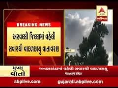 વરસાદની આગાહી વચ્ચે રાજ્યના કેટલાક વિસ્તારોમાં વાતાવરણમાં પલટો, જુઓ વીડિયો