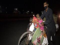 Migrant traveling on bicycle to UP's Mallawan