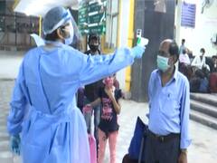 Passengers undergo thermal screening after special train reaches Prayagraj