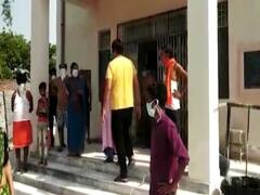 Prayagraj: Corona patients cause ruckus due to insufficient water supply