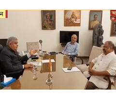 এক ডজন গল্প: করোনা-উমপুন ও পরিযায়ী শ্রমিক নিয়ে রাজভবনে রাজ্যপাল ও মুখসচিবের বৈঠক 