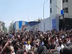 Jammu: Workers protest, pelt stones outside Chenab Textile mill